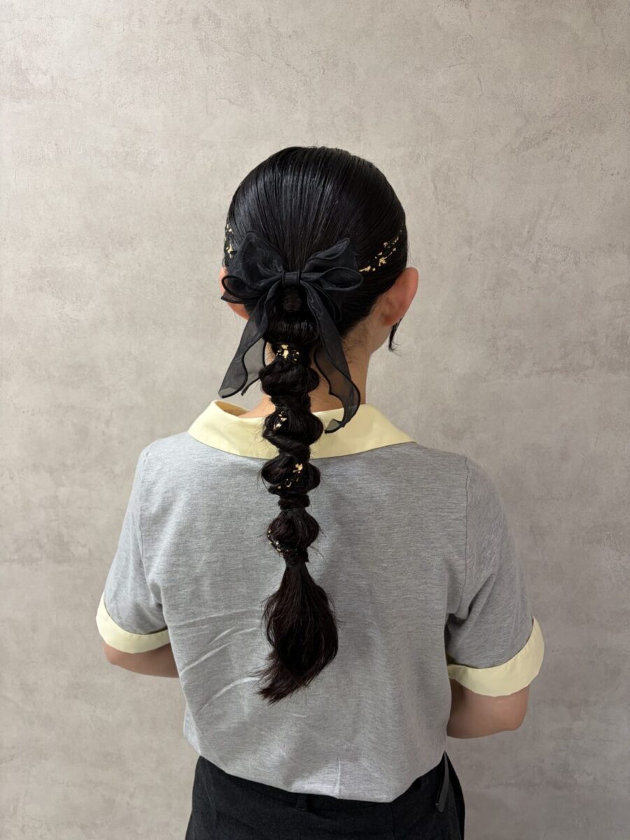 タイトあみおろしヘアセット